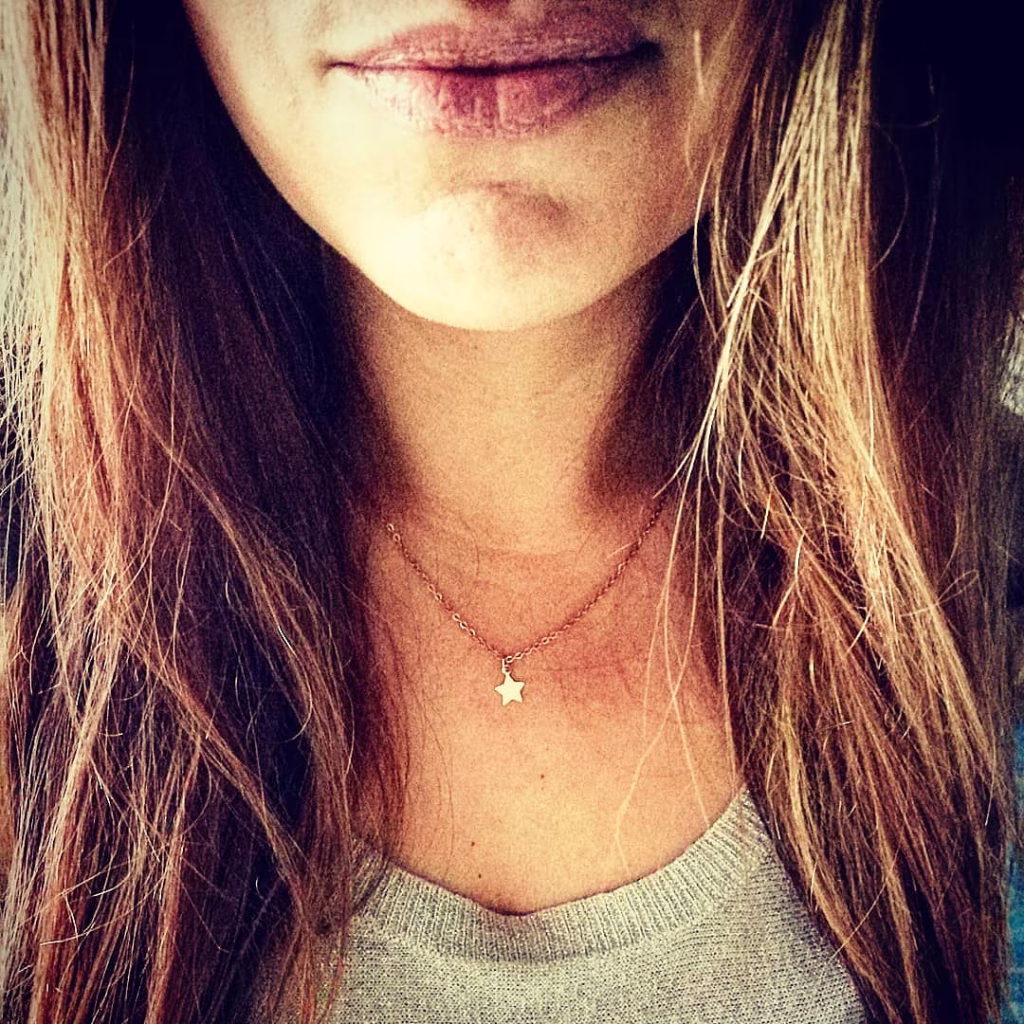 persoonlijke gold filled ketting van Lux & Luz met ster symbool